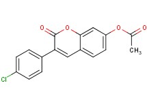 3-(4-chlorophenyl)-2-oxo-2H-chromen-7-yl acetate