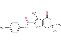 3,6,6-trimethyl-N-(4-methylphenyl)-4-oxo-4,5,6,7-tetrahydro-1-benzofuran-2-carboxamide