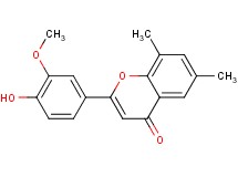 2-(4-hydroxy-3-methoxyphenyl)-6,8-dimethyl-4H-chromen-4-one