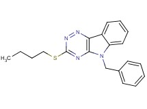 5-benzyl-3-(butylthio)-5H-[1,2,4]triazino[5,6-b]indole