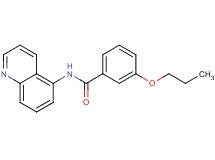 3-propoxy-N-5-quinolinylbenzamide