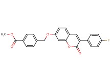 methyl 4-({[3-(4-fluorophenyl)-2-oxo-2H-chromen-7-yl]oxy}methyl)benzoate