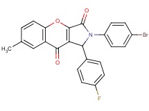 2-(4-bromophenyl)-1-(4-fluorophenyl)-7-methyl-1,2-dihydrochromeno[2,3-c]pyrrole-3,9-dione