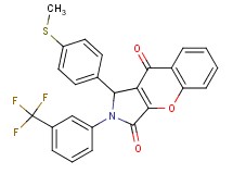 1-[4-(methylthio)phenyl]-2-[3-(trifluoromethyl)phenyl]-1,2-dihydrochromeno[2,3-c]pyrrole-3,9-dione