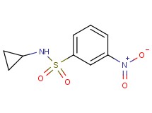 N-cyclopropyl-3-nitrobenzenesulfonamide