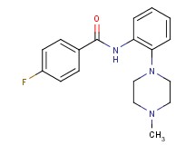 4-fluoro-N-[2-(4-methyl-1-piperazinyl)phenyl]benzamide