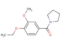 1-(4-ethoxy-3-methoxybenzoyl)pyrrolidine