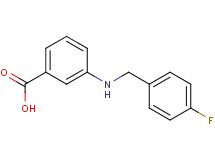 3-[(4-fluorobenzyl)amino]benzoic acid