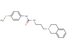 N-[3-(3,4-dihydro-2(1H)-isoquinolinyl)propyl]-N'-[4-(methylthio)phenyl]urea