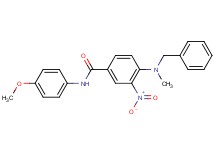 4-[benzyl(methyl)amino]-N-(4-methoxyphenyl)-3-nitrobenzamide