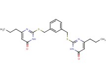 2,2'-[1,3-phenylenebis(methylenethio)]bis(6-propyl-4(3H)-pyrimidinone)
