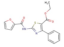 ethyl 2-(2-furoylamino)-4-phenyl-1,3-thiazole-5-carboxylate