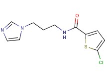 5-chloro-N-[3-(1H-imidazol-1-yl)propyl]-2-thiophenecarboxamide