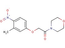 4-[(3-methyl-4-nitrophenoxy)acetyl]morpholine