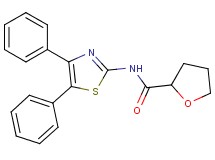 N-(4,5-diphenyl-1,3-thiazol-2-yl)tetrahydro-2-furancarboxamide