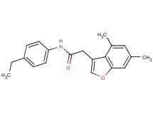 2-(4,6-dimethyl-1-benzofuran-3-yl)-N-(4-ethylphenyl)acetamide