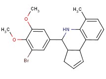 4-(3-bromo-4,5-dimethoxyphenyl)-6-methyl-3a,4,5,9b-tetrahydro-3H-cyclopenta[c]quinoline