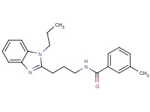 3-methyl-N-[3-(1-propyl-1H-benzimidazol-2-yl)propyl]benzamide
