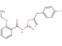2-ethoxy-N-[5-(4-fluorobenzyl)-1,3-thiazol-2-yl]benzamide