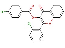 2-(2-chlorophenyl)-4-oxo-4H-chromen-3-yl 4-chlorobenzoate