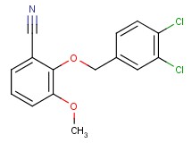 2-[(3,4-dichlorobenzyl)oxy]-3-methoxybenzonitrile