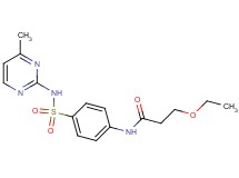 3-ethoxy-N-(4-{[(4-methyl-2-pyrimidinyl)amino]sulfonyl}phenyl)propanamide