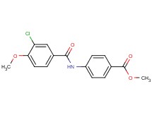 methyl 4-[(3-chloro-4-methoxybenzoyl)amino]benzoate