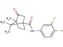 N-(3,4-difluorophenyl)-4,7,7-trimethyl-3-oxobicyclo[2.2.1]heptane-1-carboxamide