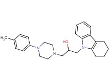 1-[4-(4-methylphenyl)-1-piperazinyl]-3-(1,2,3,4-tetrahydro-9H-carbazol-9-yl)-2-propanol ethanedioate (salt)