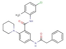 N-(5-chloro-2-methylphenyl)-5-[(phenylacetyl)amino]-2-(1-piperidinyl)benzamide