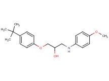 1-(4-tert-butylphenoxy)-3-[(4-methoxyphenyl)amino]-2-propanol