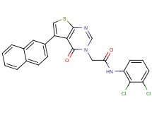 N-(2,3-dichlorophenyl)-2-[5-(2-naphthyl)-4-oxothieno[2,3-d]pyrimidin-3(4H)-yl]acetamide