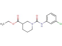 ethyl 1-{[(3-chlorophenyl)amino]carbonyl}-3-piperidinecarboxylate