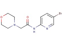 N-(5-bromo-2-pyridinyl)-2-(4-morpholinyl)acetamide