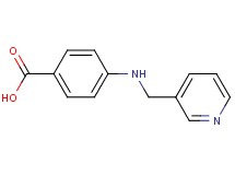 4-[(3-pyridinylmethyl)amino]benzoic acid
