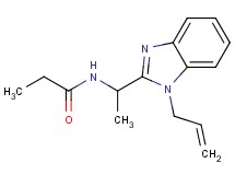 N-[1-(1-allyl-1H-benzimidazol-2-yl)ethyl]propanamide