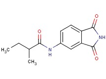 N-(1,3-dioxo-2,3-dihydro-1H-isoindol-5-yl)-2-methylbutanamide