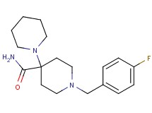 1'-(4-fluorobenzyl)-1,4'-bipiperidine-4'-carboxamide