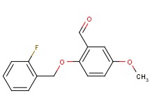 2-[(2-fluorobenzyl)oxy]-5-methoxybenzaldehyde