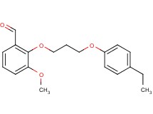 2-[3-(4-ethylphenoxy)propoxy]-3-methoxybenzaldehyde