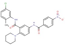 N-(5-chloro-2-methylphenyl)-5-[(4-nitrobenzoyl)amino]-2-(1-piperidinyl)benzamide