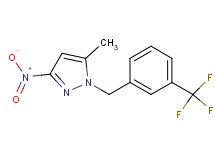 5-methyl-3-nitro-1-[3-(trifluoromethyl)benzyl]-1H-pyrazole