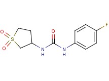 N-(1,1-dioxidotetrahydro-3-thienyl)-N'-(4-fluorophenyl)urea