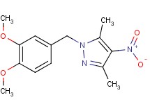 1-(3,4-dimethoxybenzyl)-3,5-dimethyl-4-nitro-1H-pyrazole