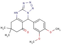 9-(3,4-dimethoxyphenyl)-6,6-dimethyl-5,6,7,9-tetrahydrotetrazolo[5,1-b]quinazolin-8(4H)-one
