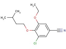 3-chloro-5-ethoxy-4-(3-methylbutoxy)benzonitrile