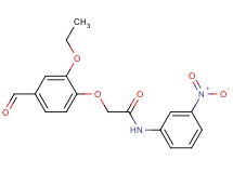 2-(2-ethoxy-4-formylphenoxy)-N-(3-nitrophenyl)acetamide