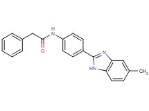 N-[4-(5-methyl-1H-benzimidazol-2-yl)phenyl]-2-phenylacetamide