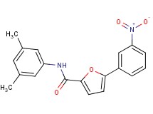 N-(3,5-dimethylphenyl)-5-(3-nitrophenyl)-2-furamide