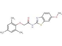2-(mesityloxy)-N-(6-methoxy-1,3-benzothiazol-2-yl)acetamide